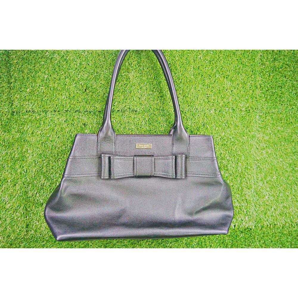 KATE‎ SPADE Quinn Villabella Ave Black Leather Bag Purse